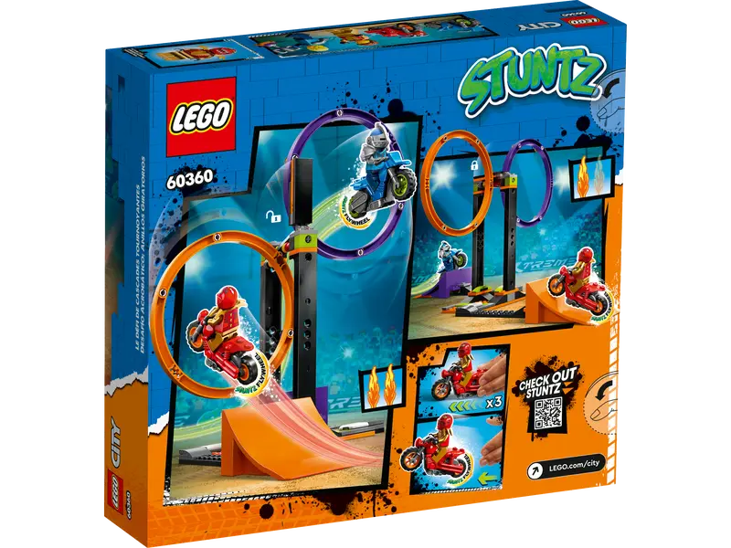 LEGO® City Kaskadérská výzva s rotujícími kruhy / 60360