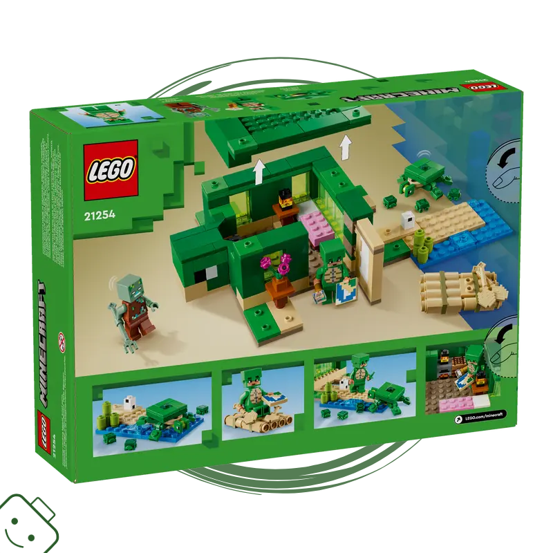 LEGO® Minecraft® Želví domek na pláži / 21254