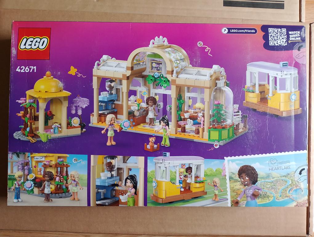 LEGO® Friends Kavárna plná rostlin a květinářství - obal 2. jakosti / 42671-1