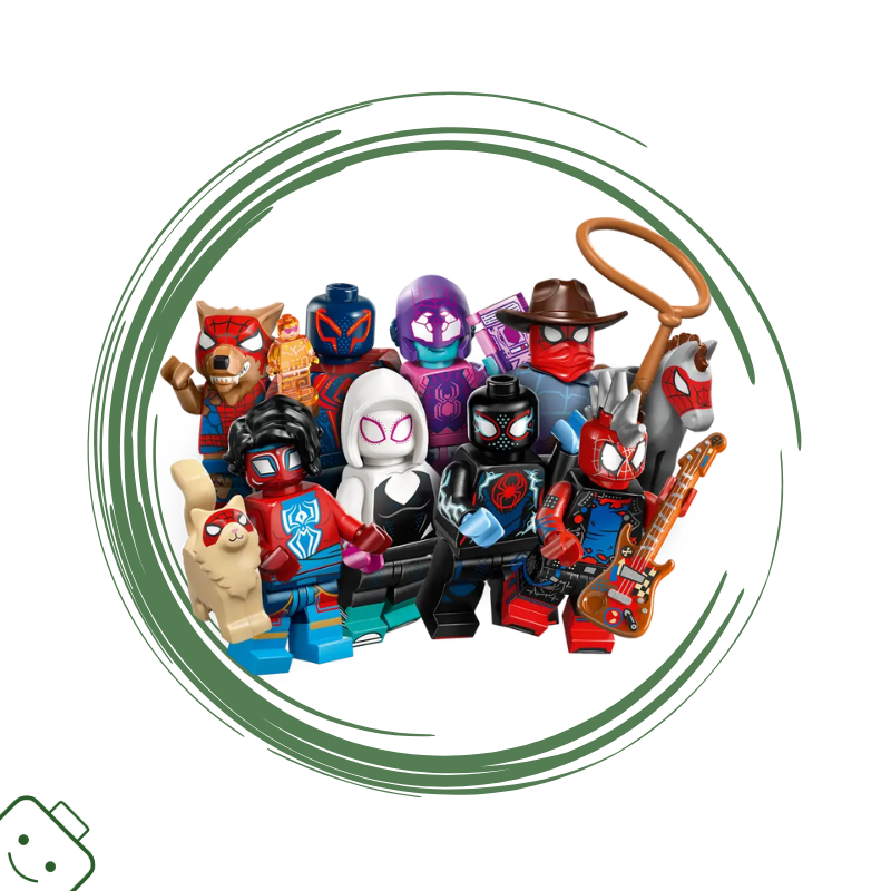 LEGO® minifigurky Marvel - Spider-Man: Napříč paralelními světy - kompletní sada 12 figurek - 71050