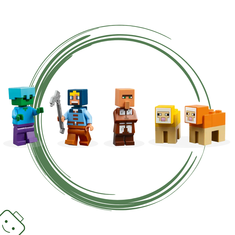 LEGO® Minecraft® Farma s větrným mlýnem / 21262