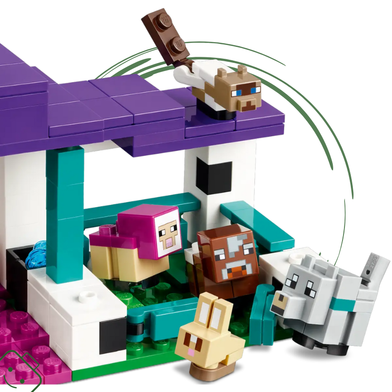 LEGO® Minecraft® Útulek pro zvířata / 21253