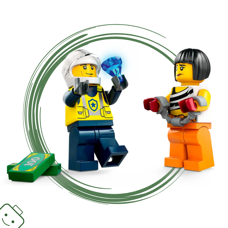 LEGO® City Honička policejního auta a sporťáku / 60415