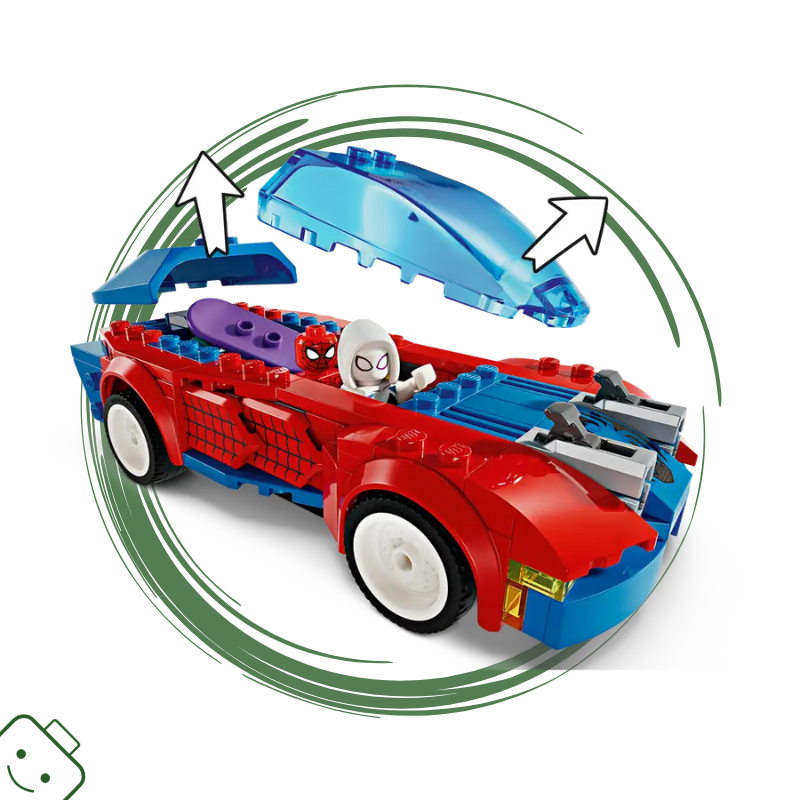 LEGO® Marvel Spider-Manovo závodní auto a Venom Zelený goblin / 76279