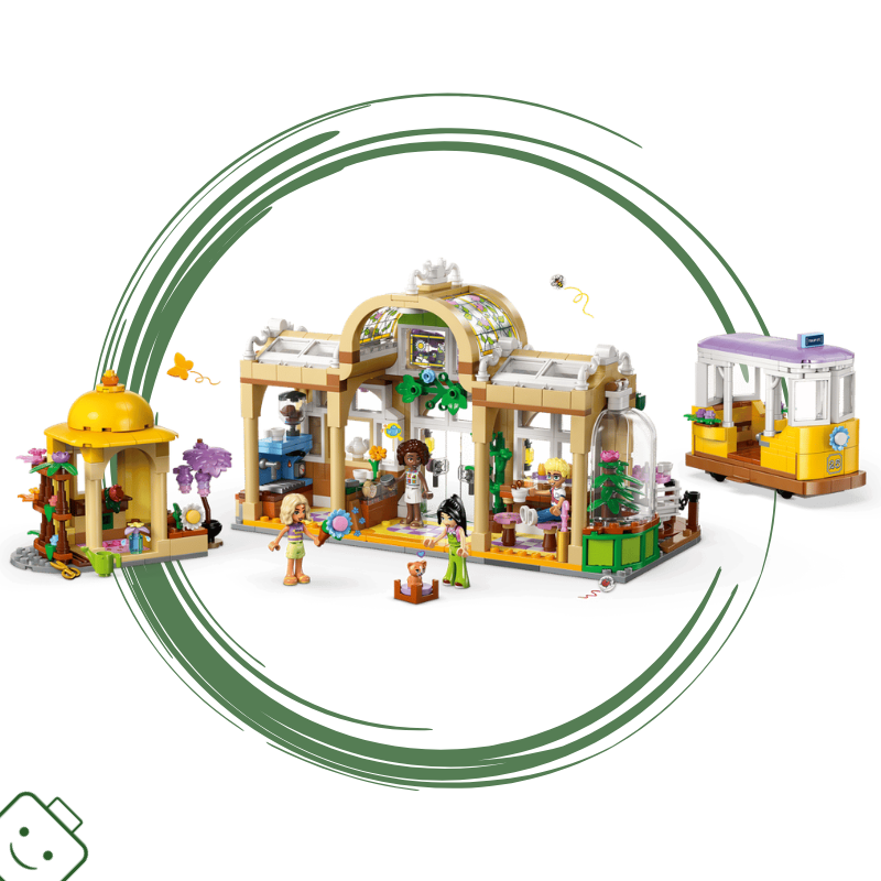 LEGO® Friends Kavárna plná rostlin a květinářství / 42671