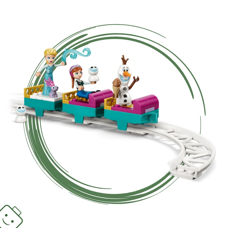 LEGO® Disney™ Elsin ledový palác a jízda na sněhu / 43281