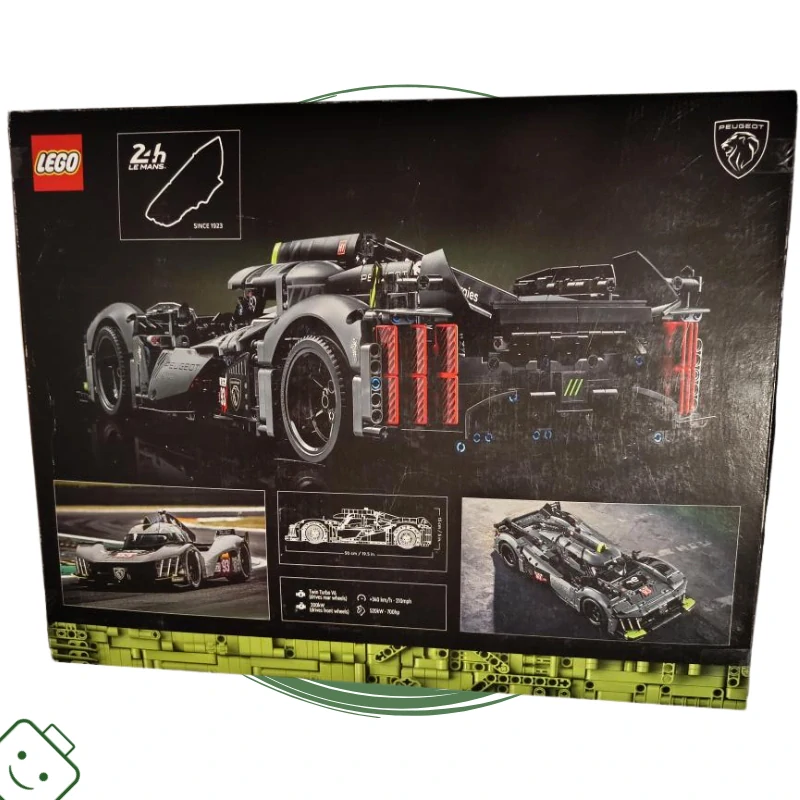 LEGO® Technic PEUGEOT 9X8 24H Le Mans Hybrid Hypercar - obal 2. jakosti / 42156-x