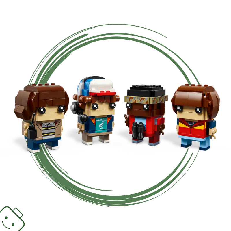 LEGO® BrickHeadz Stranger Things Figurky: Mike, Dustin, Lucas a Will / 40801