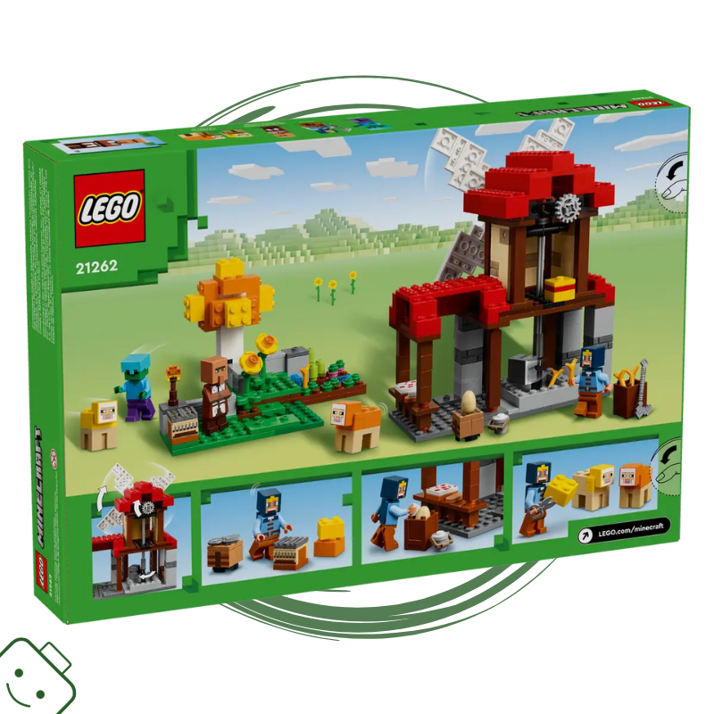 LEGO® Minecraft® Farma s větrným mlýnem / 21262