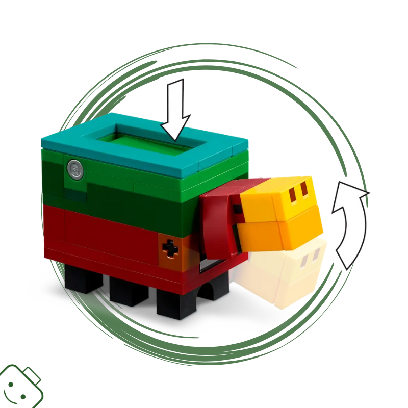 LEGO® Minecraft® Zahrada s rozkvetlými třešněmi - obal 2. jakosti / 21260-2