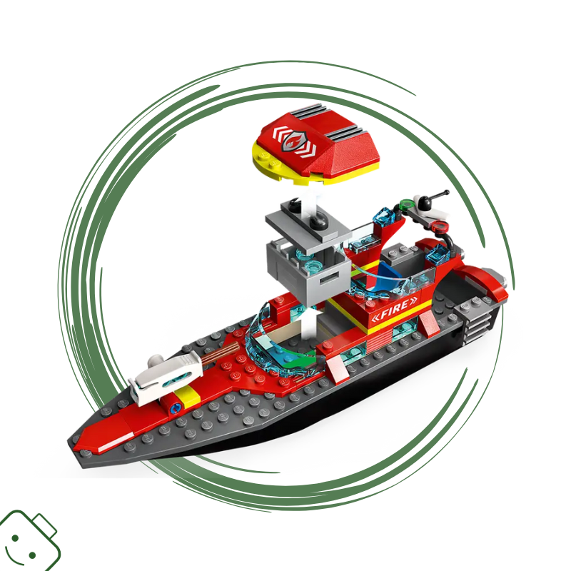 LEGO® City Hasičská záchranná loď a člun / 60373