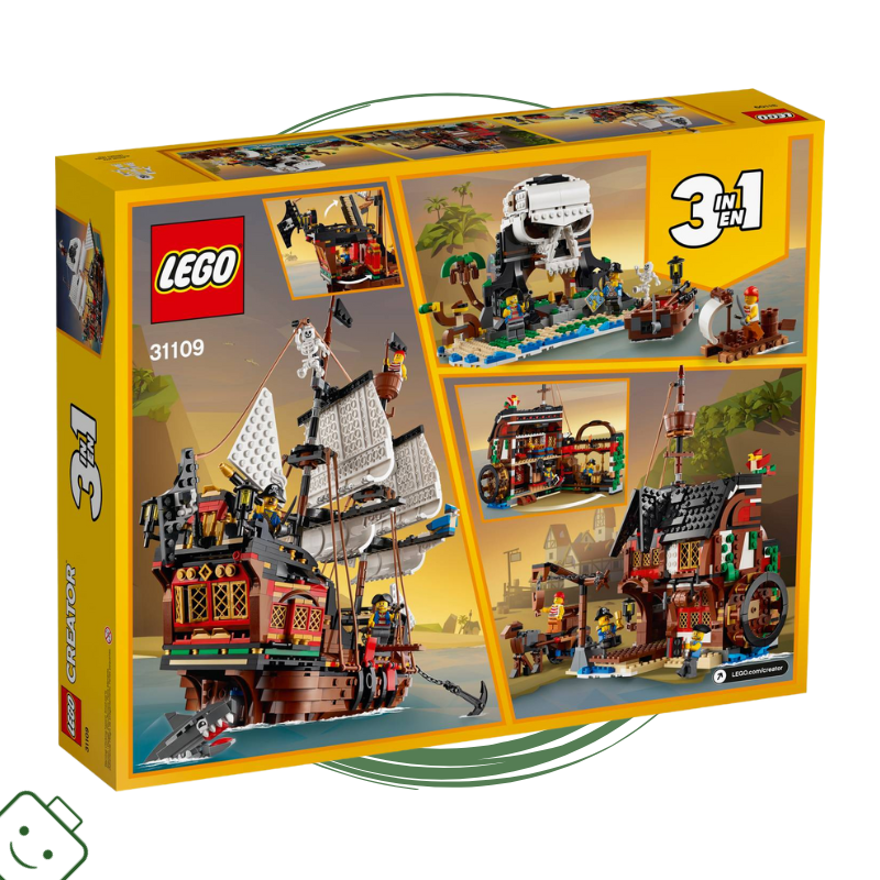 LEGO® Creator 3 v 1 Pirátská loď / 31109