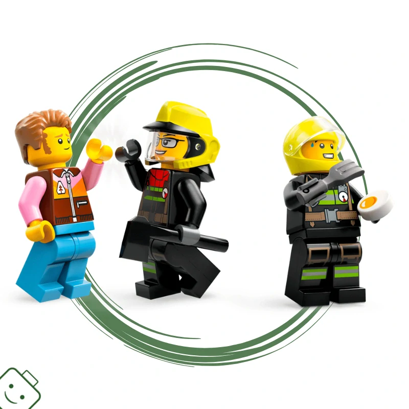 Lego® City Hasičský vůz 4x4 a záchranný člun / 60412