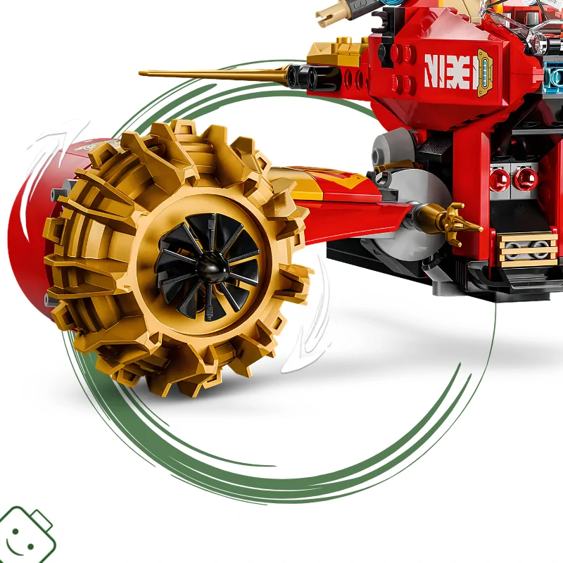 LEGO® NINJAGO® Kaiův bouřný jezdec a robot / 71830