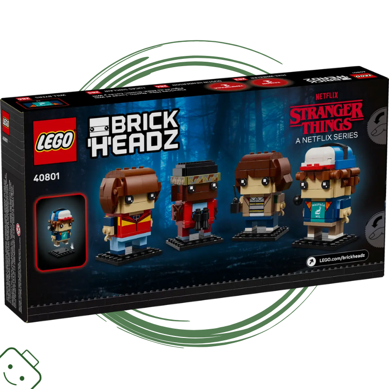 LEGO® BrickHeadz Stranger Things Figurky: Mike, Dustin, Lucas a Will / 40801