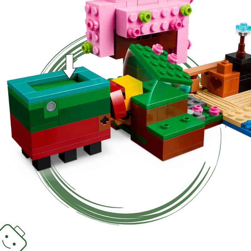 LEGO® Minecraft® Zahrada s rozkvetlými třešněmi - obal 2. jakosti / 21260-2