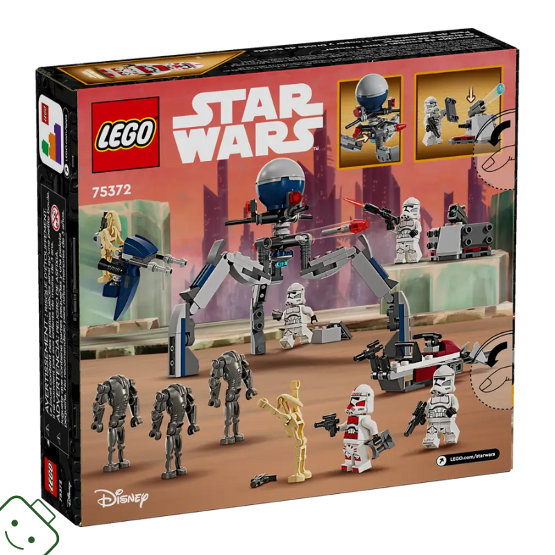 LEGO® Star Wars™ Bitevní balíček klonového vojáka a bitevního droida / 75372