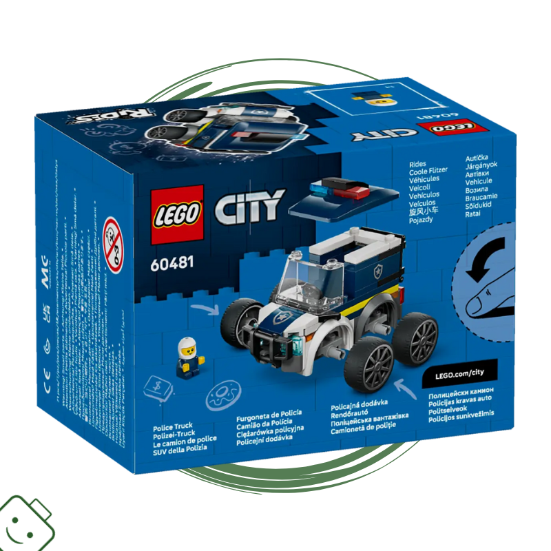 LEGO® City Autíčka – Policejní dodávka / 60481
