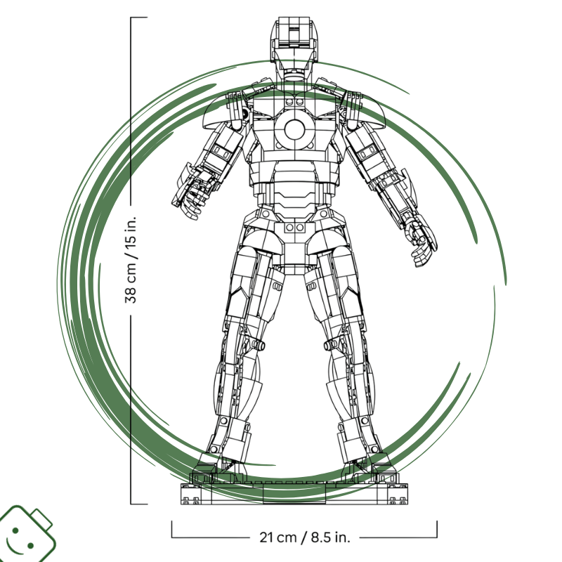 LEGO® Marvel Iron Man Mark 3: sběratelská edice / 76344