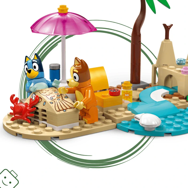 LEGO® Bluey - Bluey a rodinný výlet autem na pláž / 11202