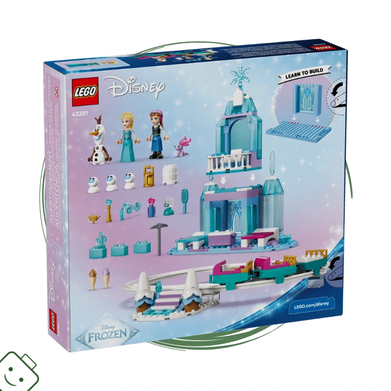 LEGO® Disney™ Elsin ledový palác a jízda na sněhu / 43281