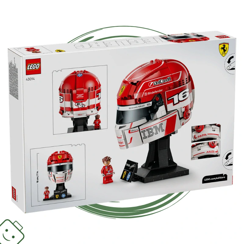 LEGO® Editions Helma Charles Leclerc ze Scuderia Ferrari HP / 43014