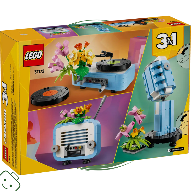 LEGO® Creator 3 v 1 Gramofon s květinami / 31172