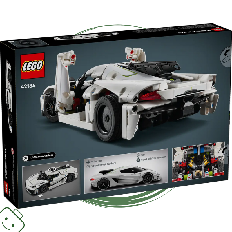 LEGO® Technic Bílé hyperauto Koenigsegg Jesko Absolut / 42184