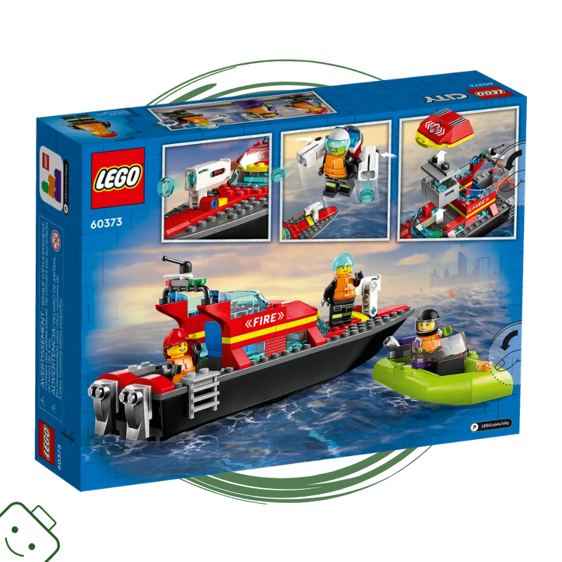 LEGO® City Hasičská záchranná loď a člun / 60373