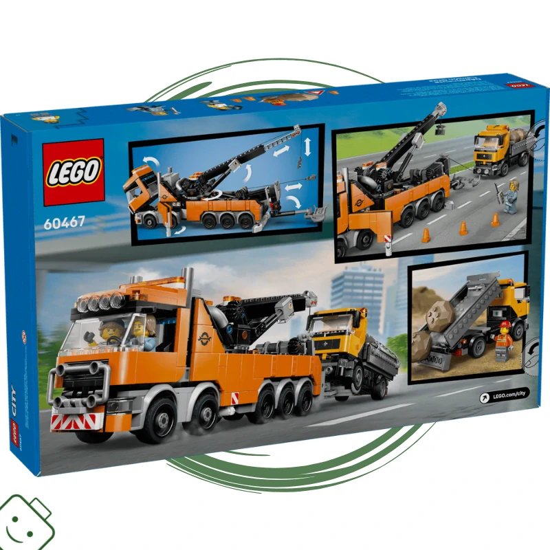 LEGO® City Výkonný vyprošťovací odtahový vůz s jeřábem / 60467