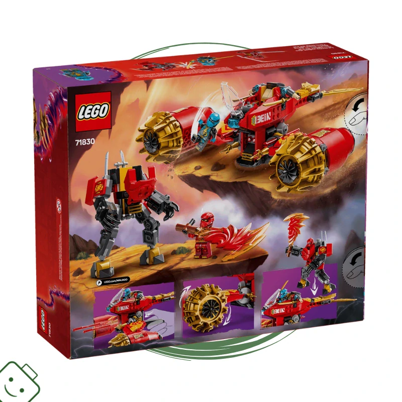 LEGO® NINJAGO® Kaiův bouřný jezdec a robot / 71830
