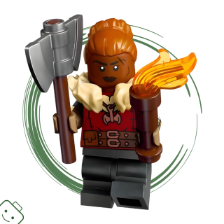 LEGO® minifigurka Dungeons & Dragons® Trpasličí barbar (Dwarf Barbarian) / 71047 coldnd-1