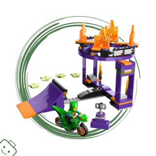 Lego® City Kaskadérská výzva s rampou a obručí / 60359