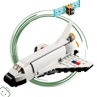LEGO® Creator 3 v 1 Raketoplán / 31134