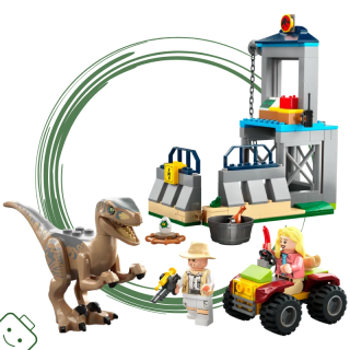 LEGO® Jurassic World™ Útěk velociraptora / 76957