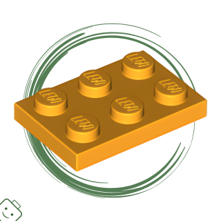 LEGO® dílek Plate 2 x 3 / 3021