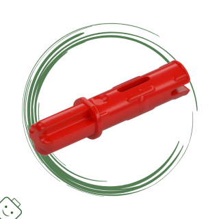 LEGO® dílek Technic, Axle 1L with Pin 2L with Friction Ridges / 11214