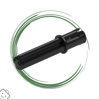 LEGO® dílek Technic, Axle 2L with Pin with Friction Ridges / 18651