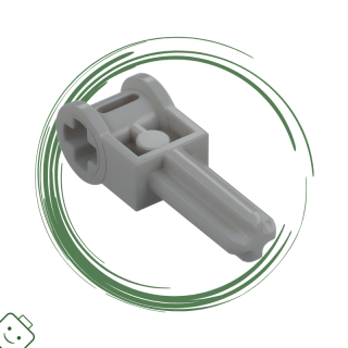 LEGO® dílek Technic, Axle 2L with Reverser Handle Axle Connector / 6553