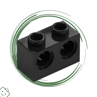 LEGO® dílek Technic, Brick 1 x 2 with Holes / 32000