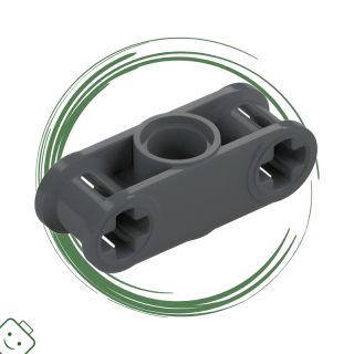 LEGO® dílek Technic, Axle and Pin Connector Perpendicular 3L with Center Pin Hole / 32184