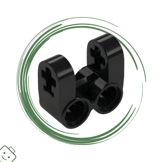 LEGO® dílek Technic, Axle and Pin Connector Perpendicular Double Split / 41678