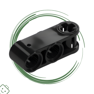LEGO® dílek Technic, Axle and Pin Connector Perpendicular 3L with 2 Pin Holes / 42003