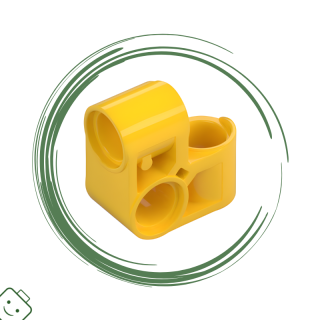 LEGO® dílek Technic, Pin Connector Perpendicular 2 x 2 Bent / 44809