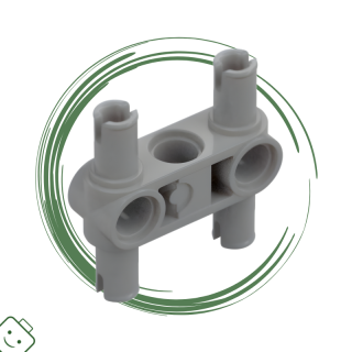 LEGO® dílek Technic, Pin Connector Perpendicular 3L with 4 Pins / 48989