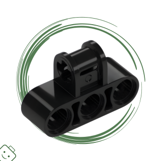 LEGO® dílek Technic, Axle and Pin Connector Perpendicular Triple / 63869