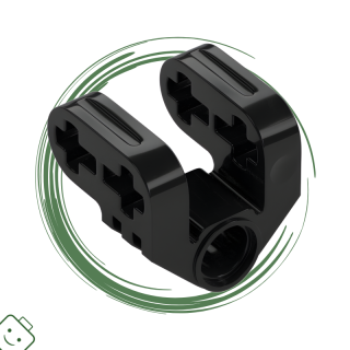 LEGO® dílek Technic, Axle and Pin Connector Perpendicular Split / 92907