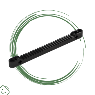 LEGO® dílek Technic, Gear Rack 1 x 13 with Axle and Pin Holes / 64781