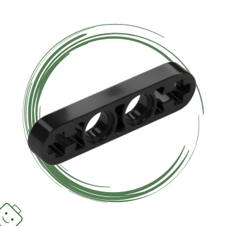 LEGO® dílek Technic, Liftarm Thin 1 x 4 - Axle Holes / 32449