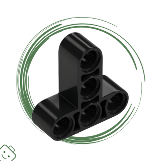 LEGO® dílek Technic, Liftarm, Modified T-Shape Thick 3 x 3 / 60484